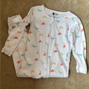 Spoonie Threads, G-Tube Adaptive pjs, dinosaur print, ostomy, catheter, medical